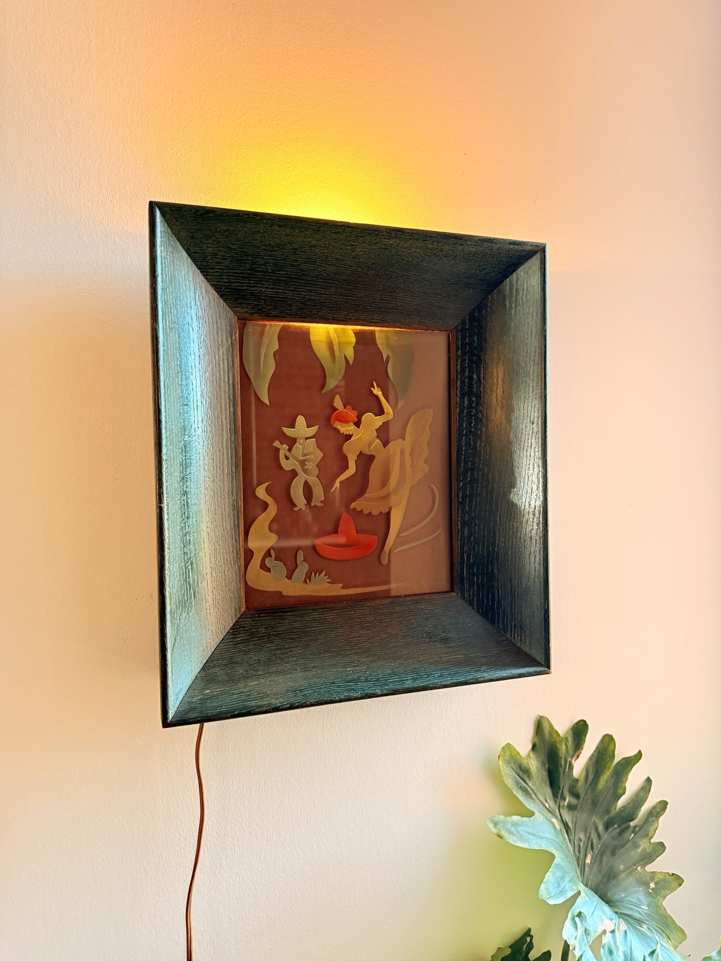 1960s Mexicana Wall Art + Sconce