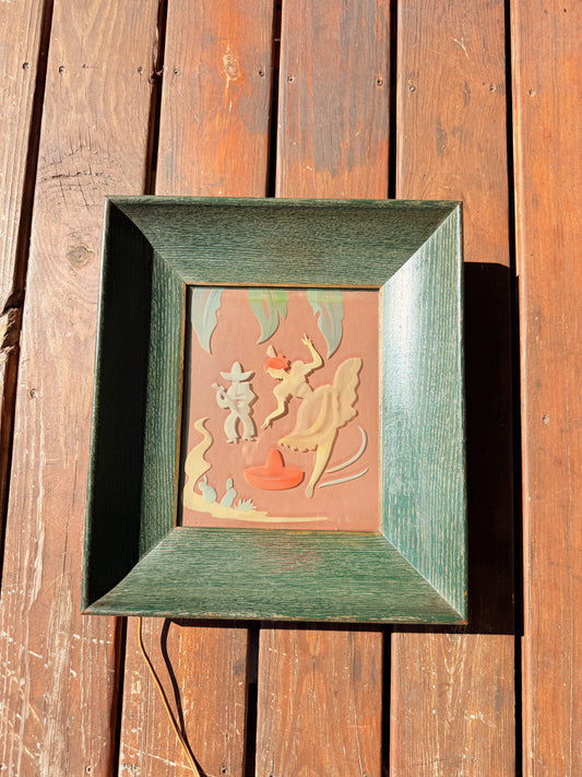 1960s Mexicana Wall Art + Sconce