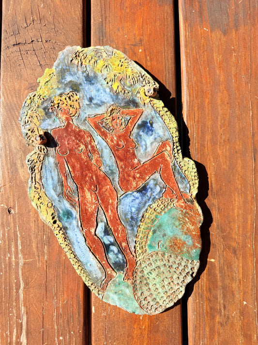 Joann Greenberg Ceramic Plaque