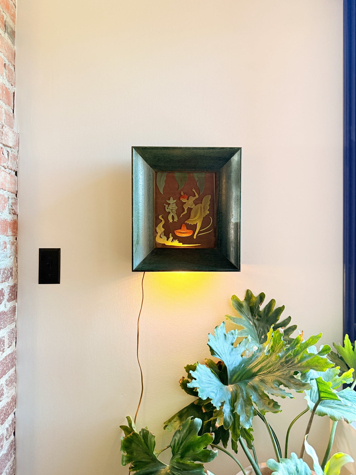1960s Mexicana Wall Art + Sconce
