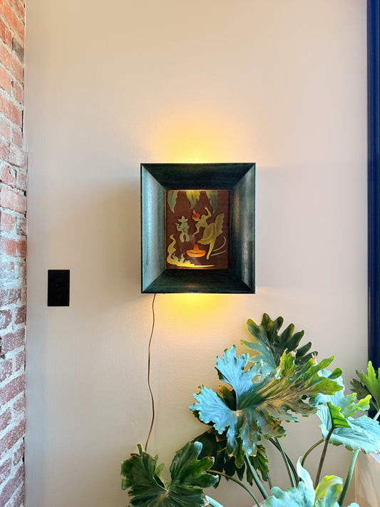 1960s Mexicana Wall Art + Sconce