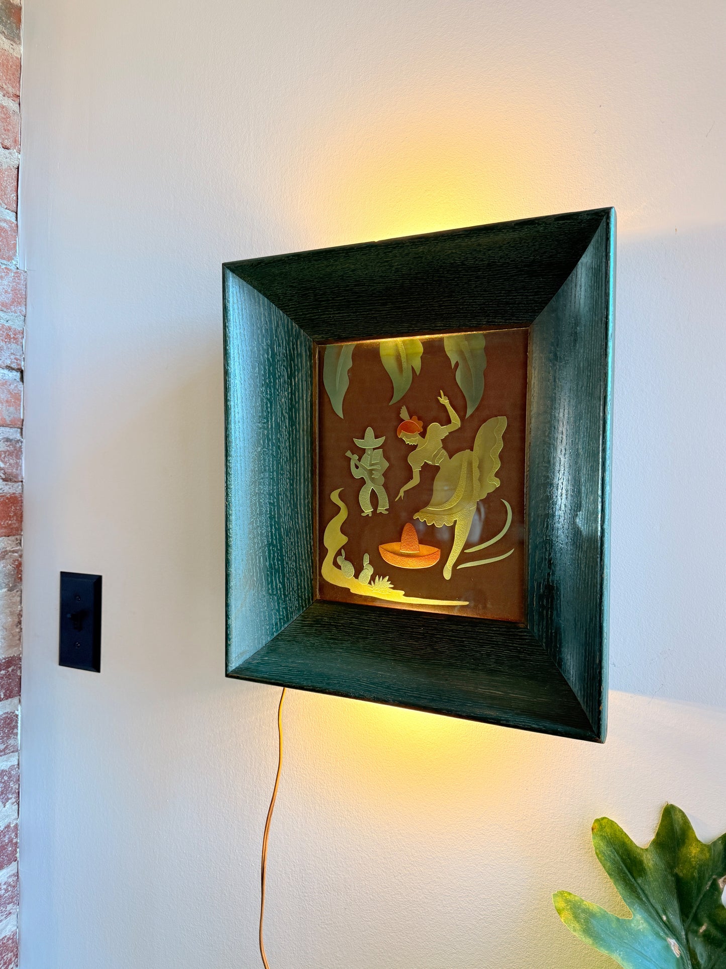 1960s Mexicana Wall Art + Sconce