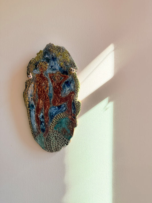 Joann Greenberg Ceramic Plaque